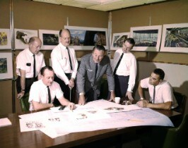 Walt Disney and design team